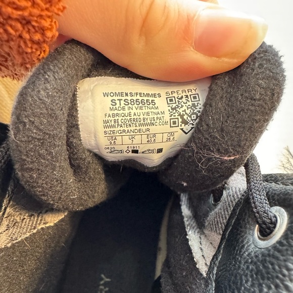 Sperry Syren Gulf Black Gray Plaid Duck Boots Women’s 9.5 Gorpcore Cabin Flannel - Picture 10 of 10